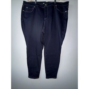 I.N.C Womens 5-Pocket Skinny Fit Jeans,‎ Blue, Plus Size, 24W